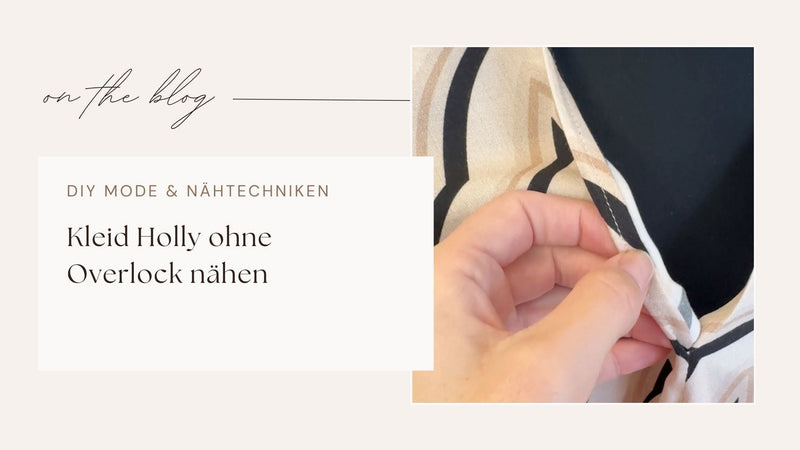 Kleid Holly ohne Overlock nähen