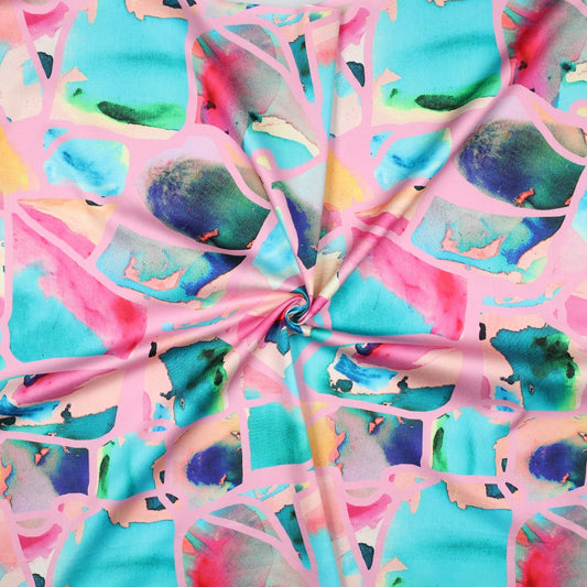 BAUMWOLLSATIN RESONATE NEON | NERIDA HANSEN – ROSA