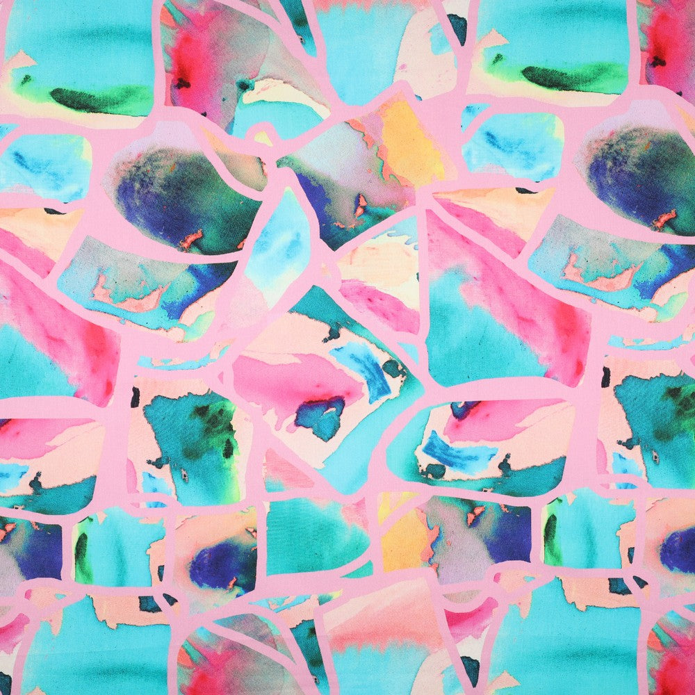 BAUMWOLLSATIN RESONATE NEON | NERIDA HANSEN – ROSA