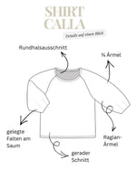 Schnittmuster Shirt CALLA | Gr. 34–56 (PDF)