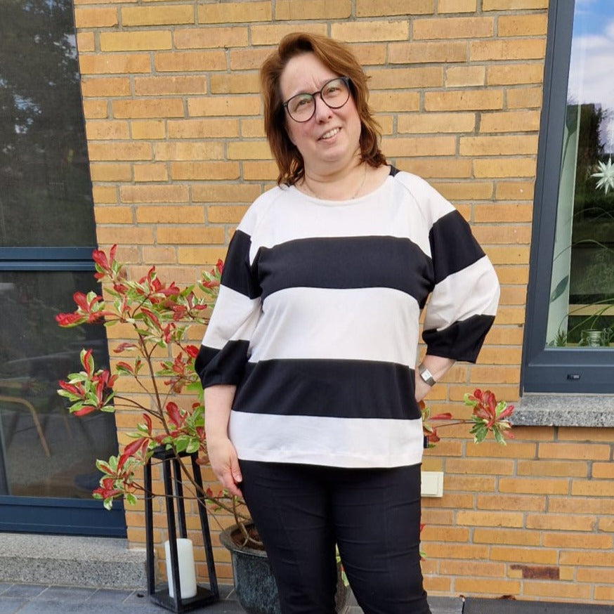Schnittmuster Shirt CALLA - mit dreiviertel Raglan-Ärmeln - | Gr. 34–56 (PDF)