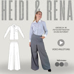 Schnittmuster Hemdbluse RENA & Palazzohose HEIDI | Gr. 34-48 (PDF)