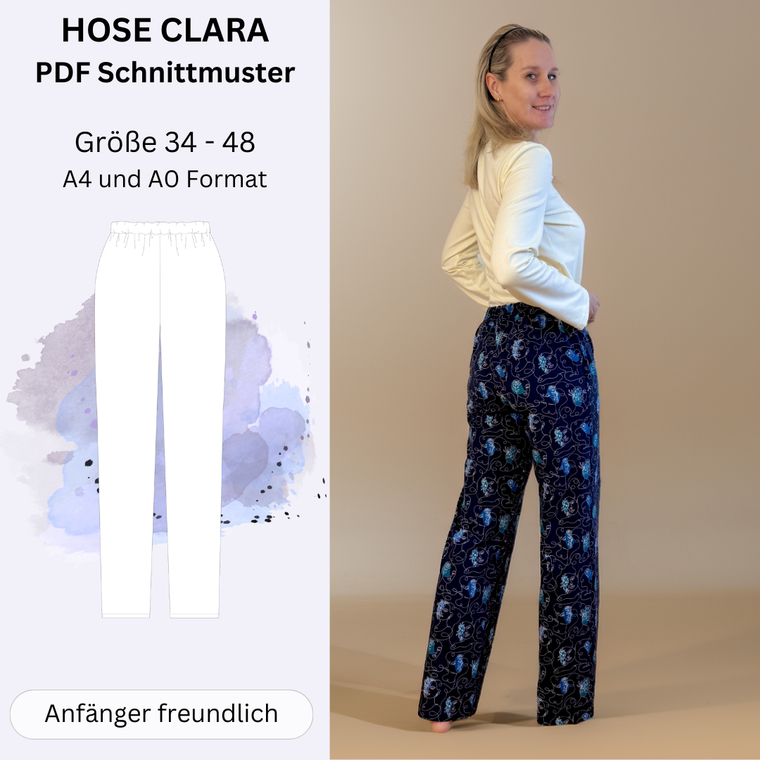 CLARA - Schlafanzughose - Gr. 34-48
