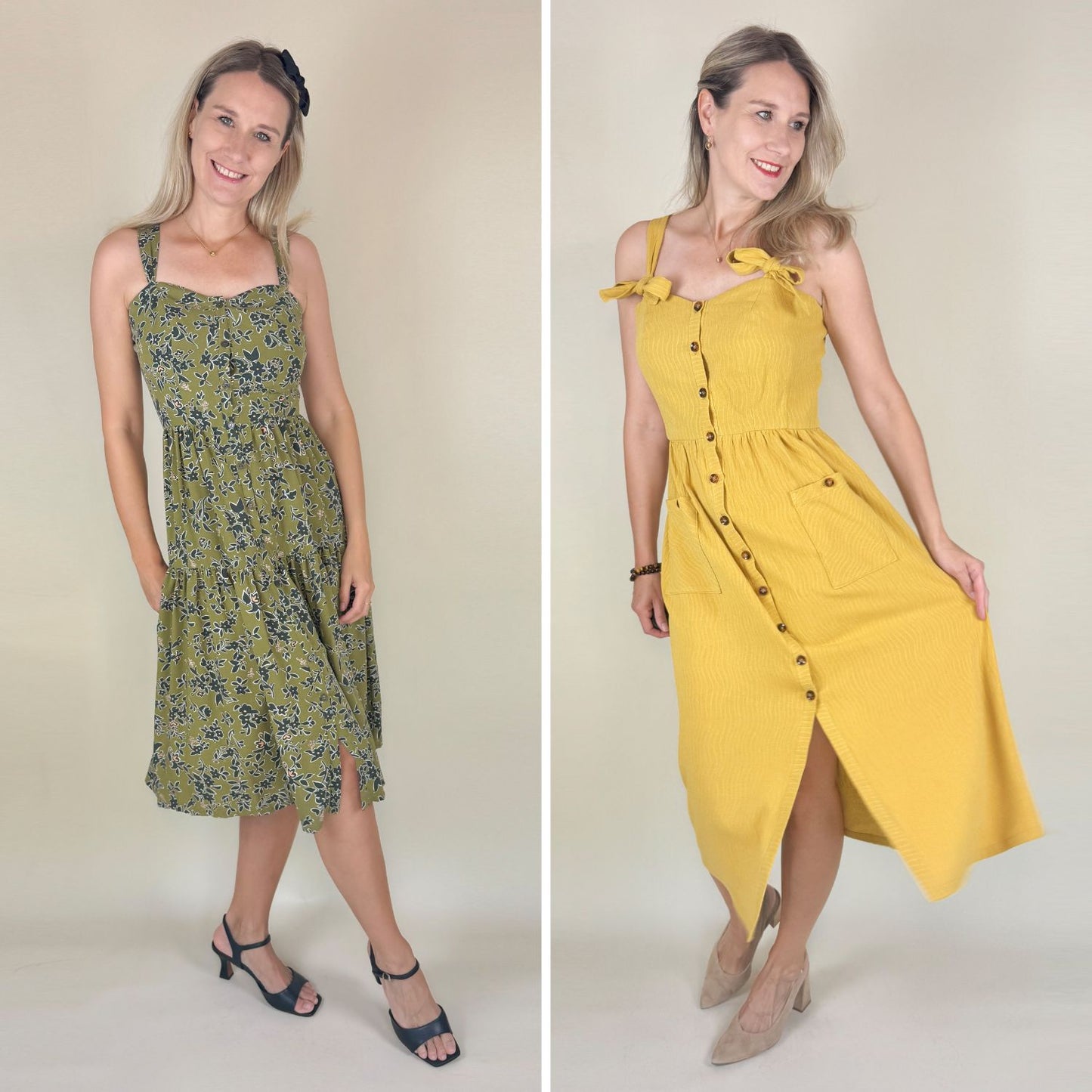 Schnittmuster Kleid SUMMER – mit Knopfleiste & Taschen | Gr. 34–48 (PDF)