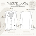 Schnittmuster Weste ILONA | Gr. 34-48 (PDF)