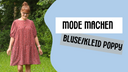Bluse, Tunika oder Kleid nähen: Schnittmuster POPPY mit Boho-Charme | sew4me