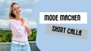 Shirt CALLA nähen: Sommershirt mit Puffärmeln aus Jersey | sew4me