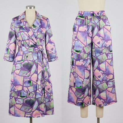 BAUMWOLLSATIN RESONATE NEON | NERIDA HANSEN - LILA | 1,80m