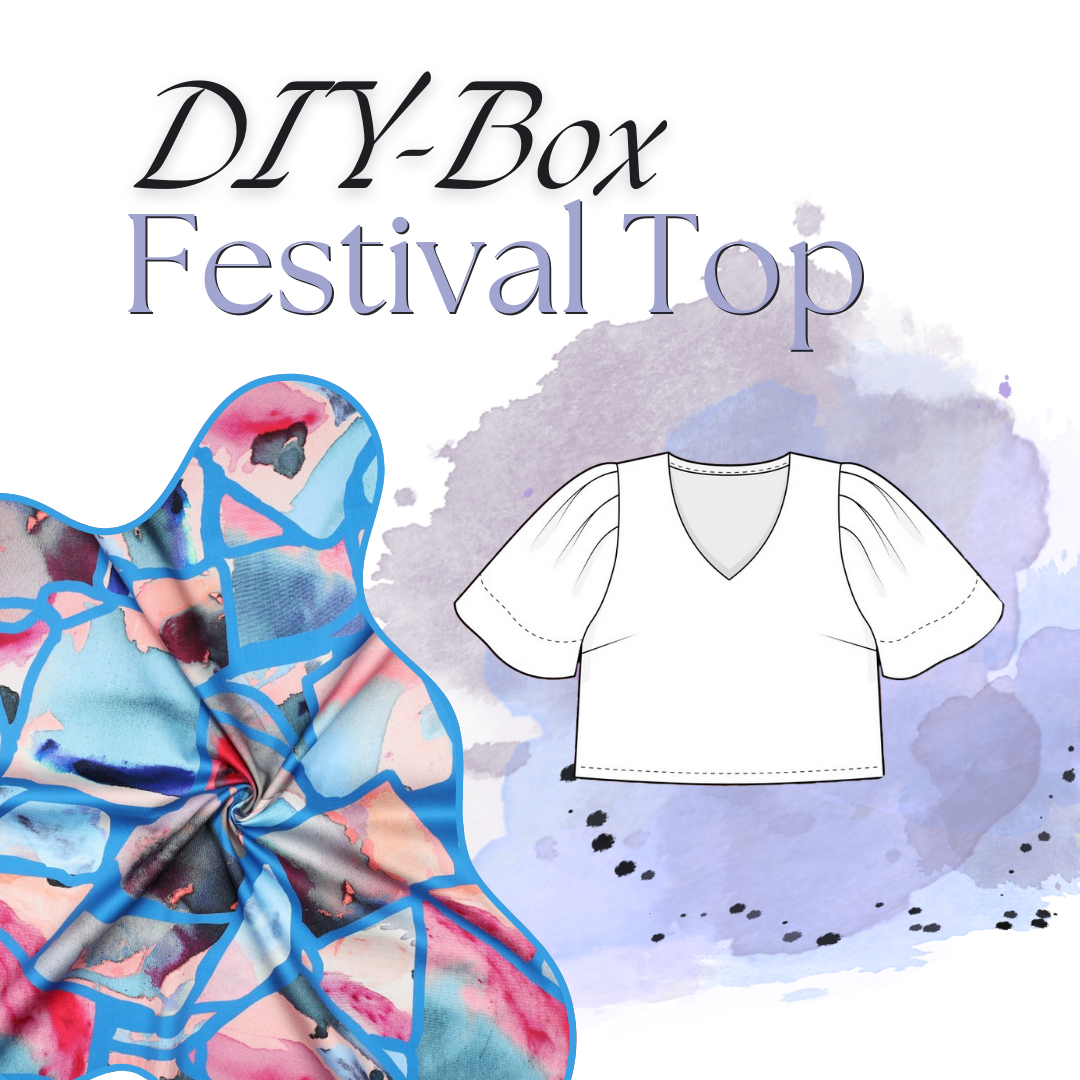 DIY-BOX | FESTIVAL TOP | GR. 34-46  | NERIDA HANSEN - BLAU