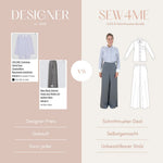 Schnittmuster Hemdbluse RENA & Palazzohose HEIDI | Gr. 34-48 (PDF)