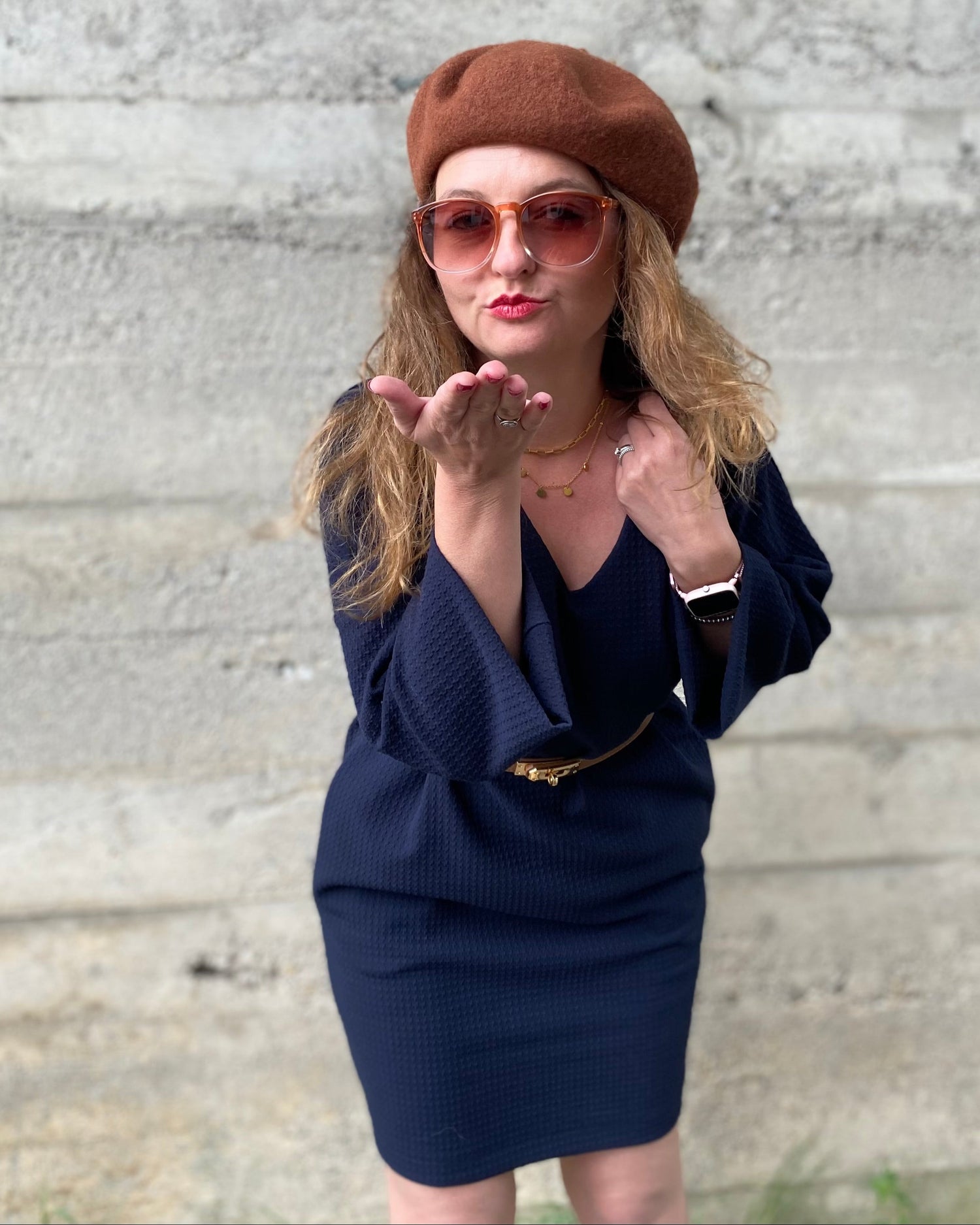 Kleid Tara aus Waffelpique