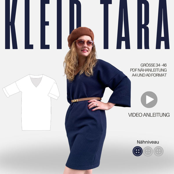 Schnittmuster Kleid TARA | Gr. 34–56 (PDF)