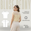 Schnittmuster Bluse PEONY | Gr. 34-56 (PDF)