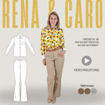 Schnittmuster Hemdbluse RENA & Hose CARO | Gr. 34-48 (PDF)