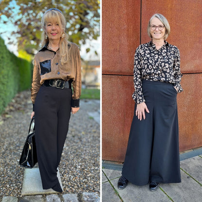 PDF-Schnittmuster Outfit-Bundle: Hemdbluse RENA & Palazzohose HEIDI (Gr. 34-48)