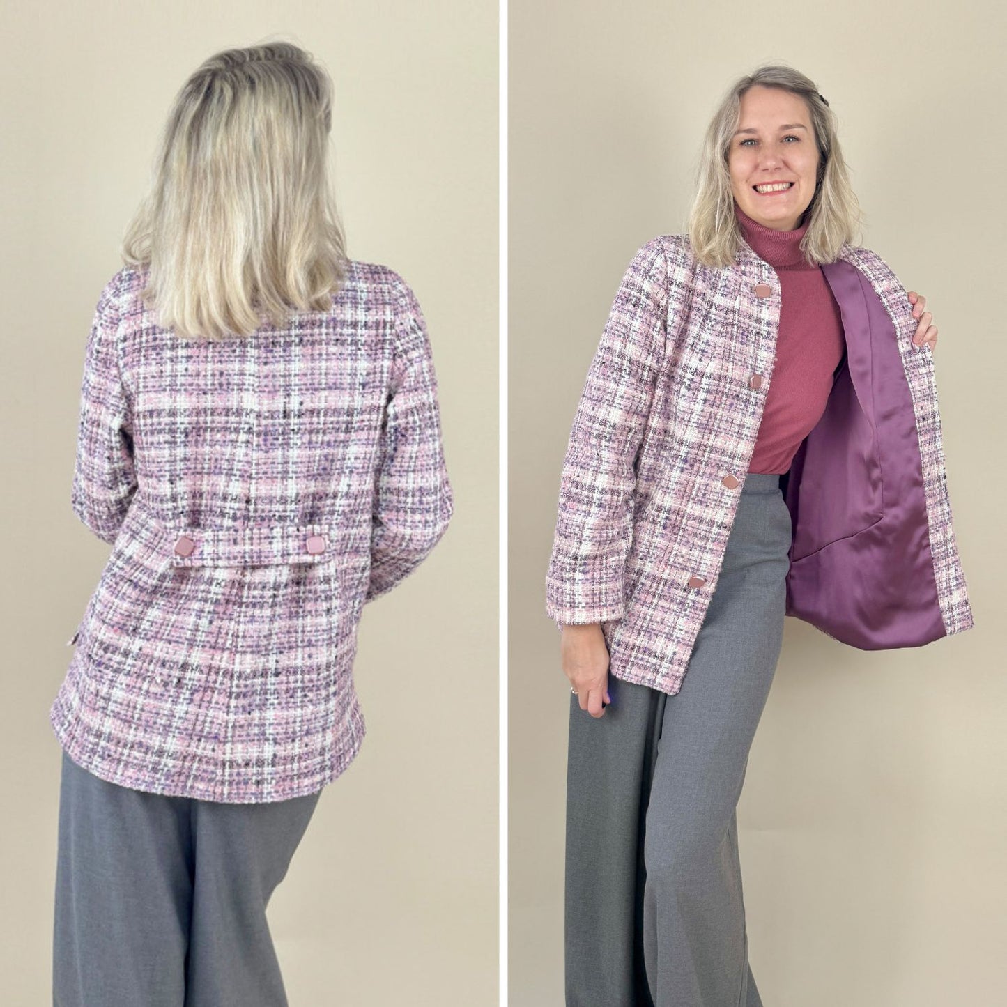 Schnittmuster Jacke ROSI – A-Linie, Stehkragen & Nahttaschen | Gr. 34–48 (PDF)