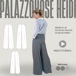 Schnittmuster Palazzohose HEIDI | Gr. 34–48 (PDF)