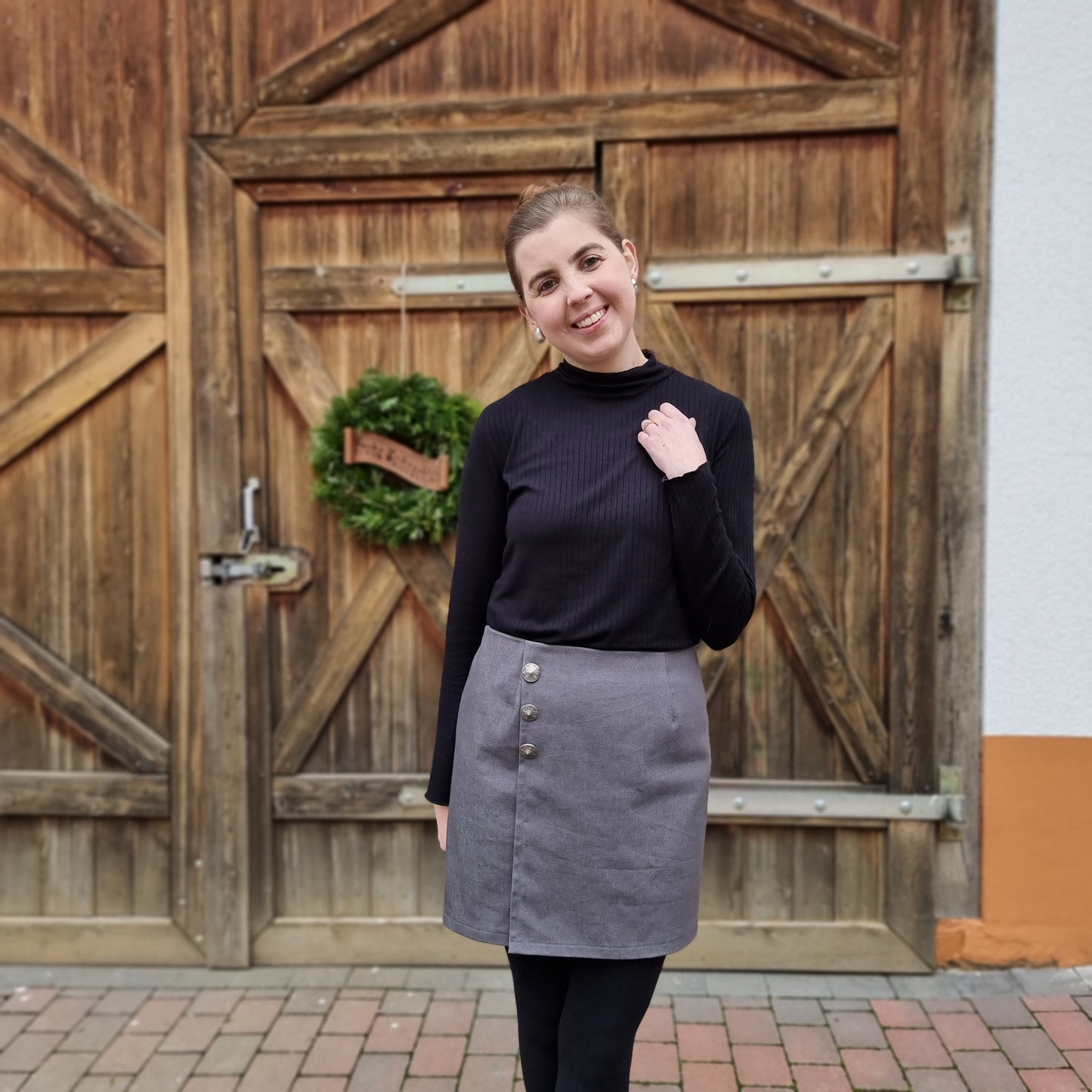 Schnittmuster Rock LILLY - Minirock mit Wickeloptik | Gr. 34-48 (PDF)