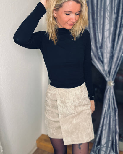 Schnittmuster Rock LILLY - Minirock mit Wickeloptik | Gr. 34-48 (PDF)