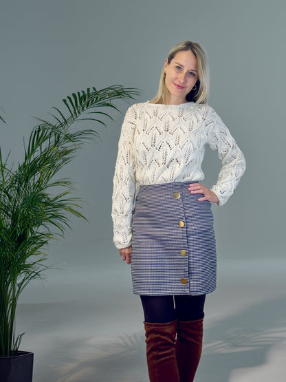 Schnittmuster Rock LILLY - Minirock mit Wickeloptik | Gr. 34-48 (PDF)