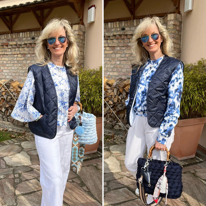 WENDY - Wendeweste mit Paspeltaschen - Gr. 34-48